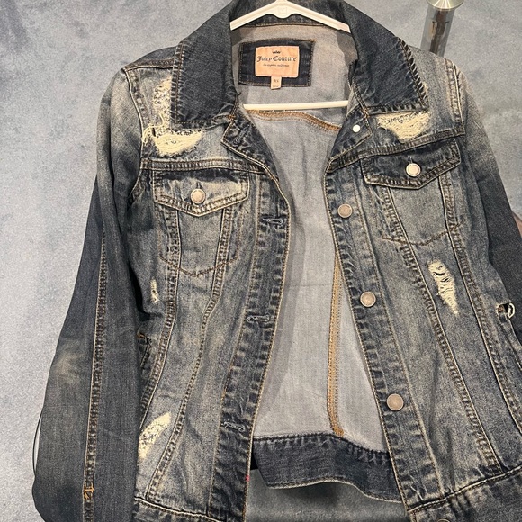 Juicy Couture Jackets & Blazers - Juicy Couture Classic Blue Denim Jacket